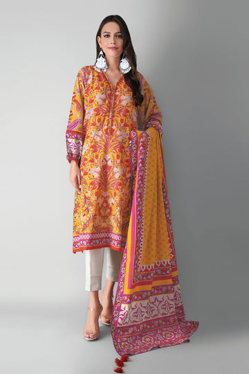 Llk21414 Yellow Khaadi Winter 2021
